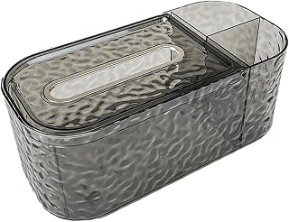 Organizadores de tecidos - Caixa de lenços de acrílico elegante com tampa e embutida,Acessórios de decoração de mesa para banheiro, sala de conferências, sala de estar, cozinha, sala de jantar Jmedic