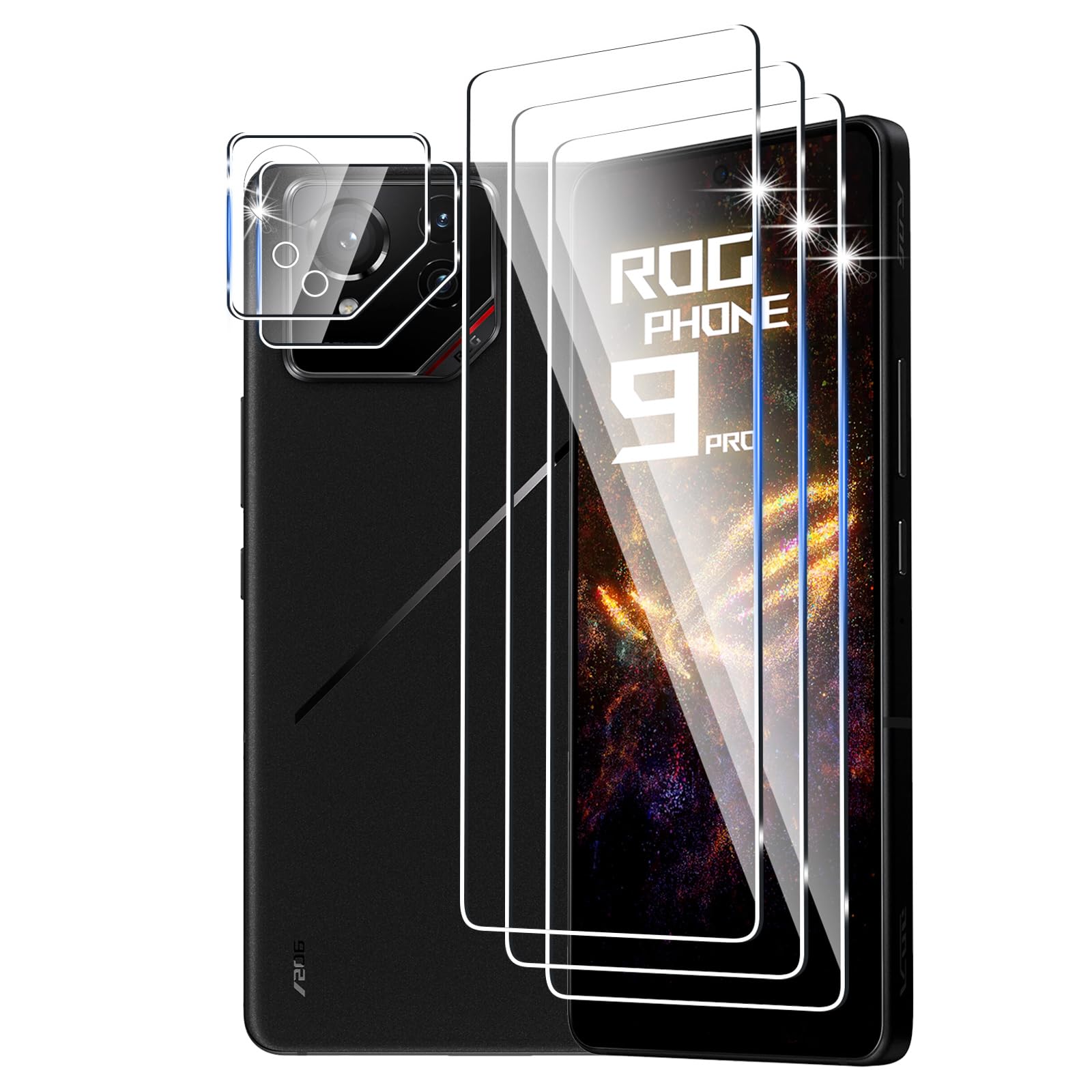 2x Pellicola Protettiva per Asus ROG Phone 5 Protezione Vetro Flessibile 9H