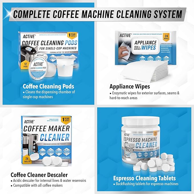 Cápsulas de Limpieza ACTIVE Compatibles con Keurig - 12 Unidades miniatura 5
