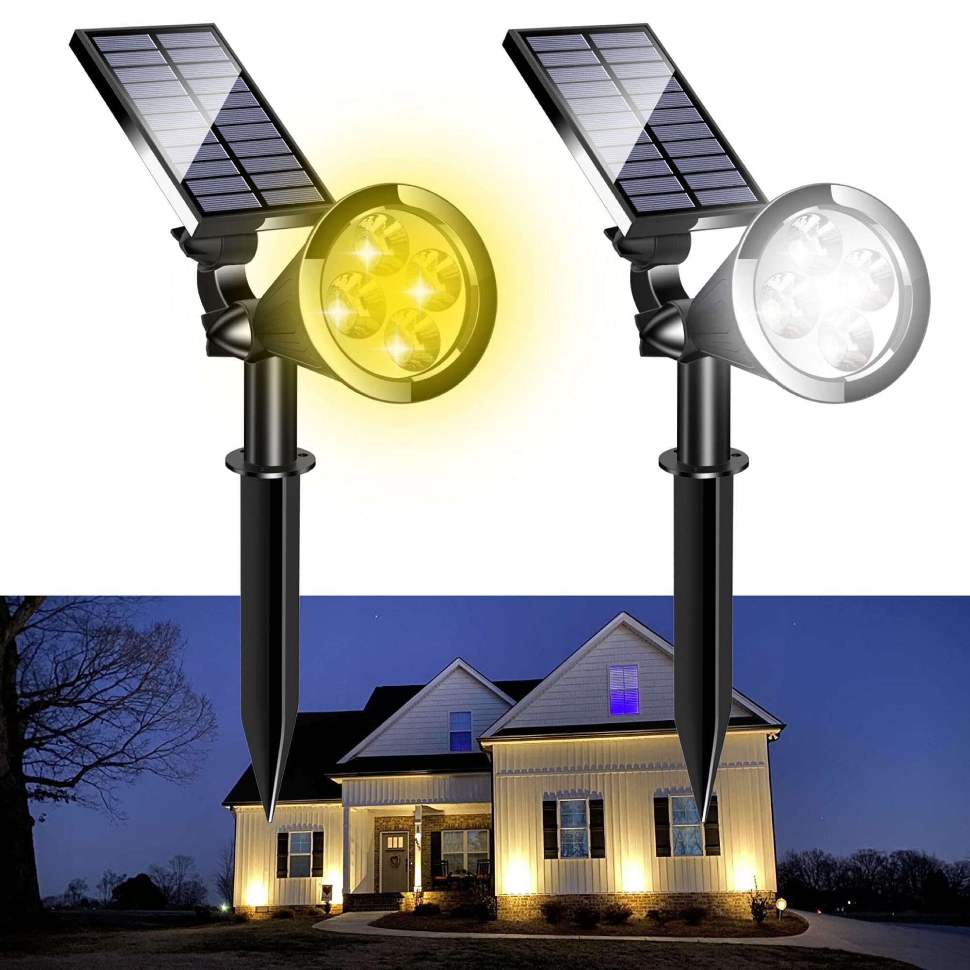 MEIHONG Solar Uplighting Outdoor