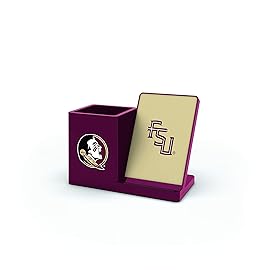 SOAR NCAA Wireless Cell Phone Charger and Desktop Organizer, Florida State Seminoles