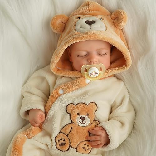 BABESIDE Lifelike Reborn Baby Dolls Boy Noah, 20 Inches Soft Vinyl and Cloth Body Realistic Baby Dolls, Real Life Baby Doll with Toy Accessories Gift for Kids Age 3+