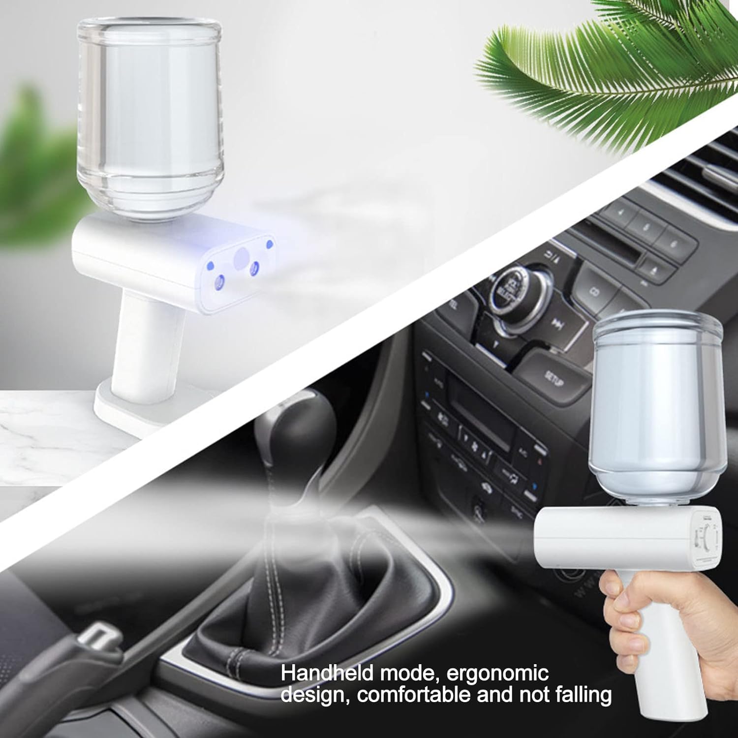 Do użytku domowego Akumulatorowy nawilżacz w sprayu, atomizery, maszyna zapobiegająca zatykaniu, odporny na wysokie temperatury, pojemnik 500 ml do salonów fryzjerskich