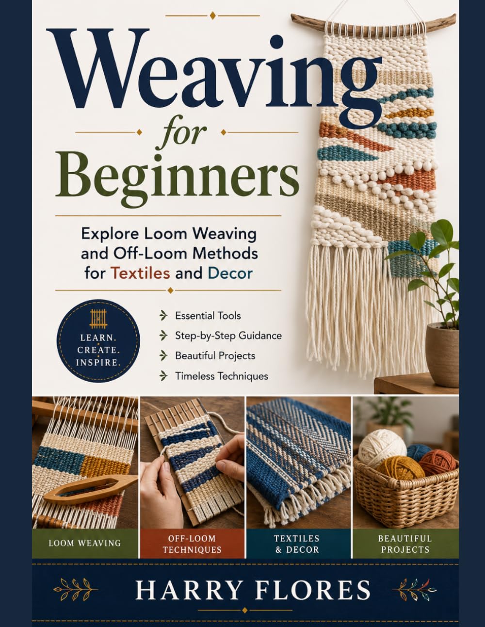 Weaving for Beginners: Explore Loom Weaving and Off-Loom Methods for Textiles and Decor