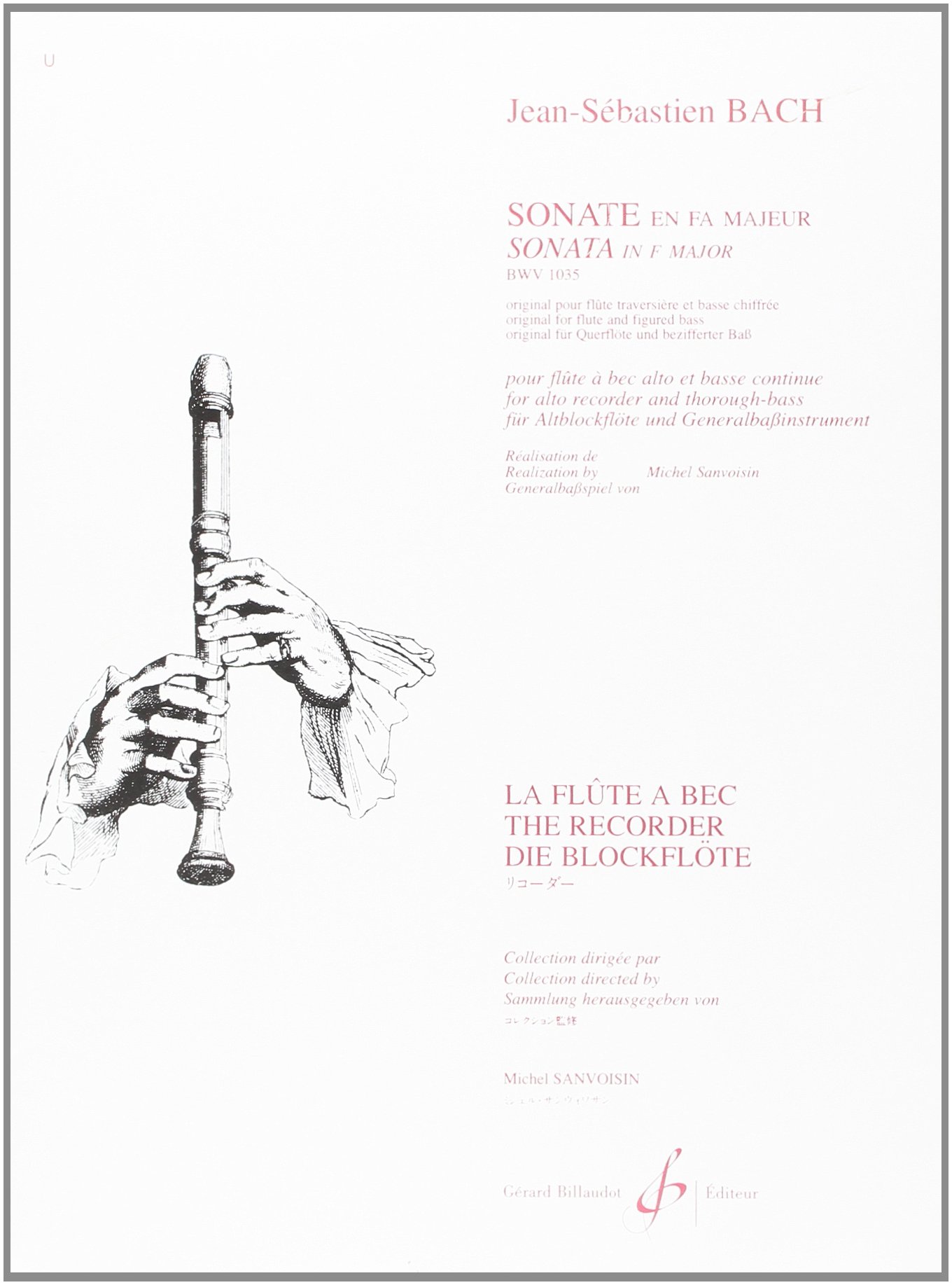 Sonate en Fa Majeur BWV1035 pour préparer les concours de conservatoire