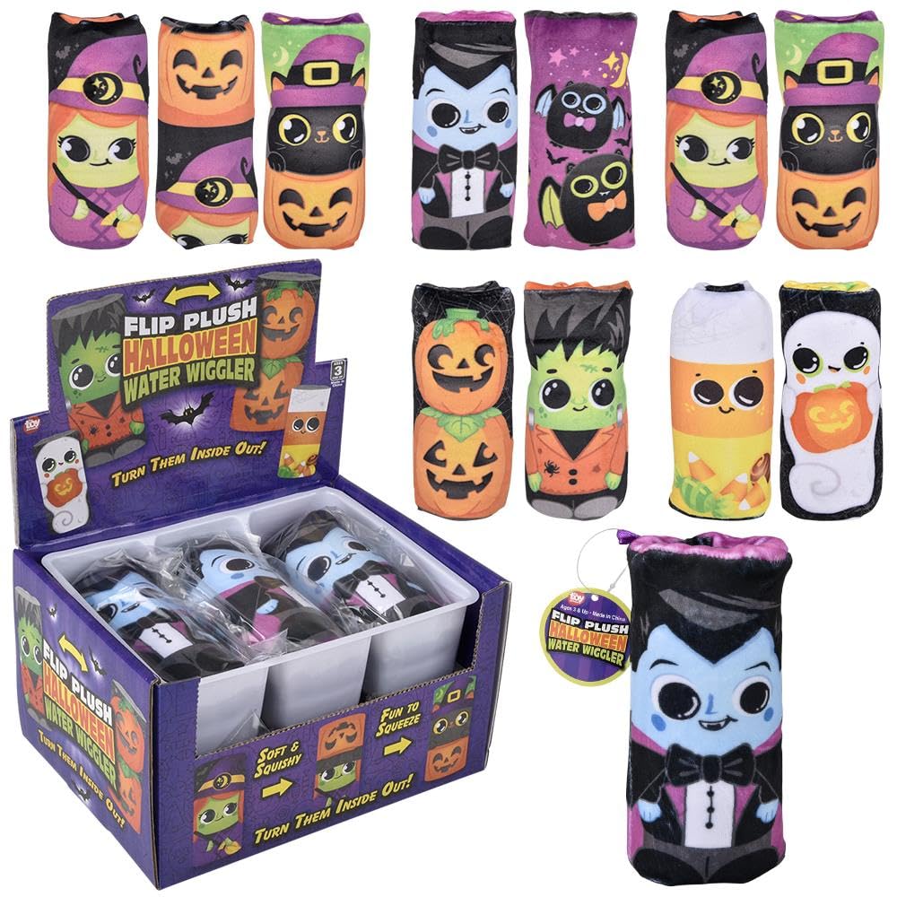 Rhode Island Novelty Halloween Flip Plush Water Wiggler 5.5" (1 Per Order, Style May Vary)