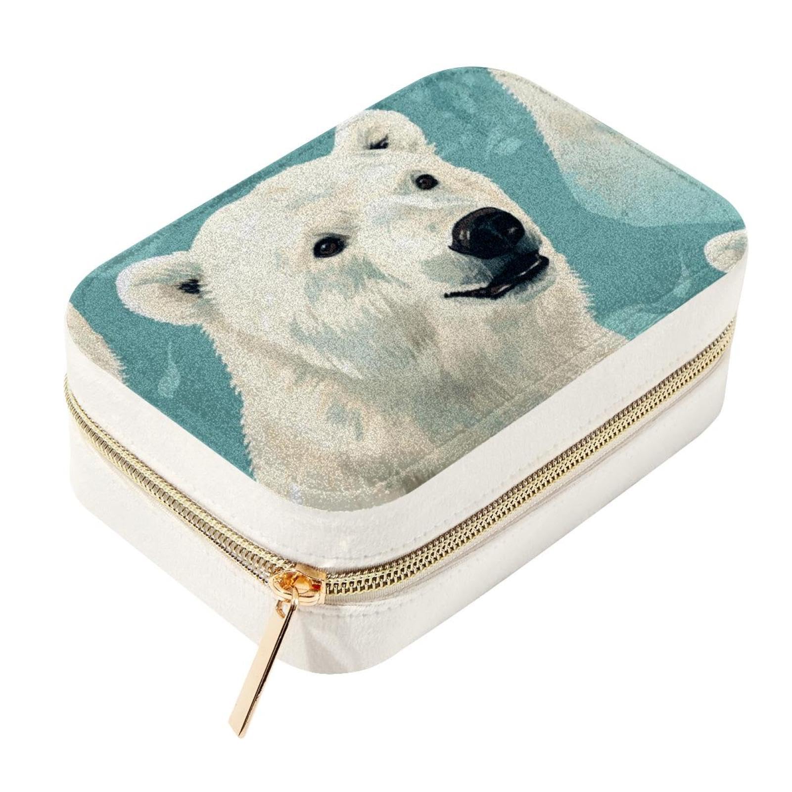 Boîte à bijoux Polar Bears double couche le cadeau idéal pour bracelets