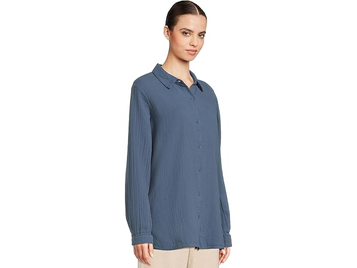Long Sleeve Button Up Tunic - Image 3