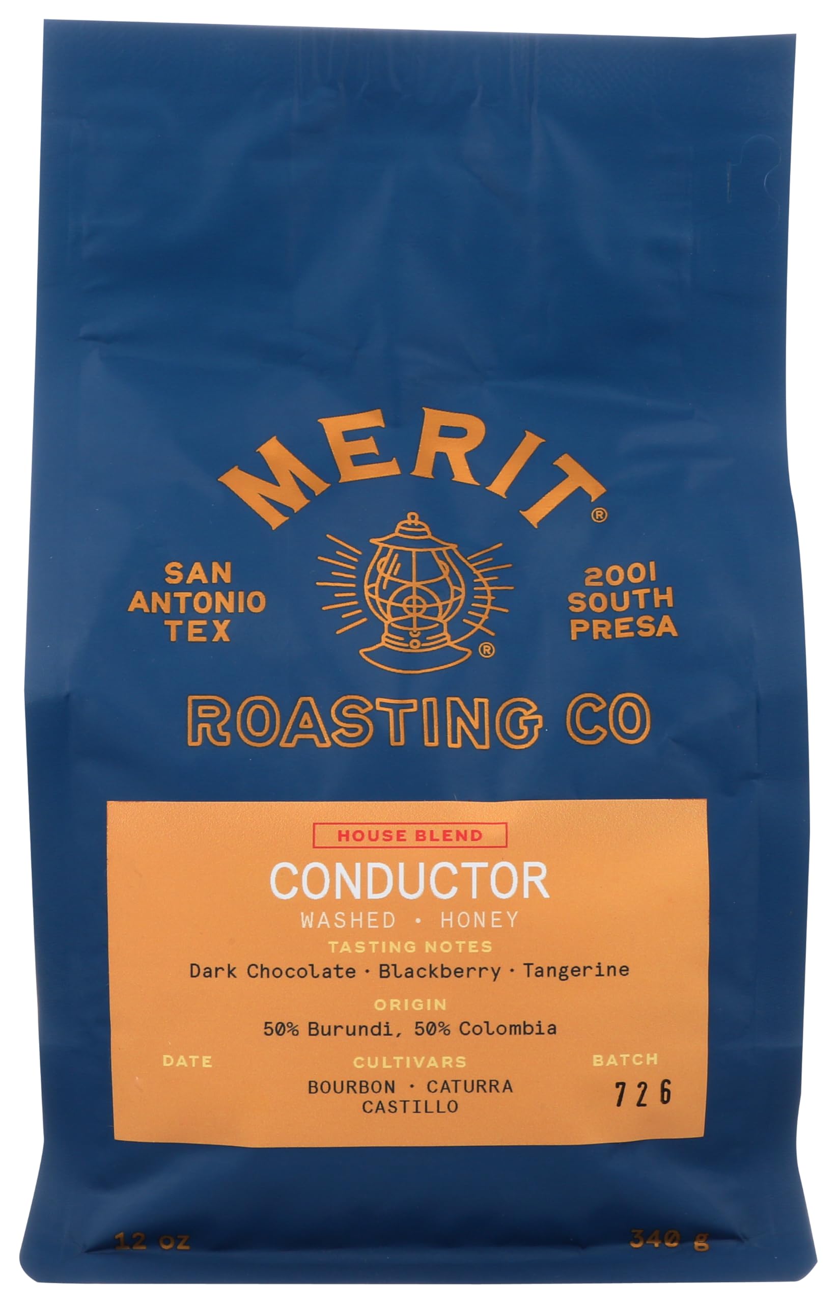 Merit Coffee Conductor Blend Coffee, 12 Oz