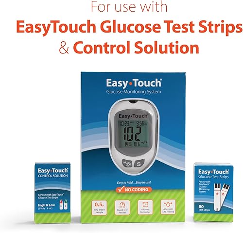 Miniatura 10 de EasyTouch Glucosa tira de prueba, AzulVerde, 1, 1