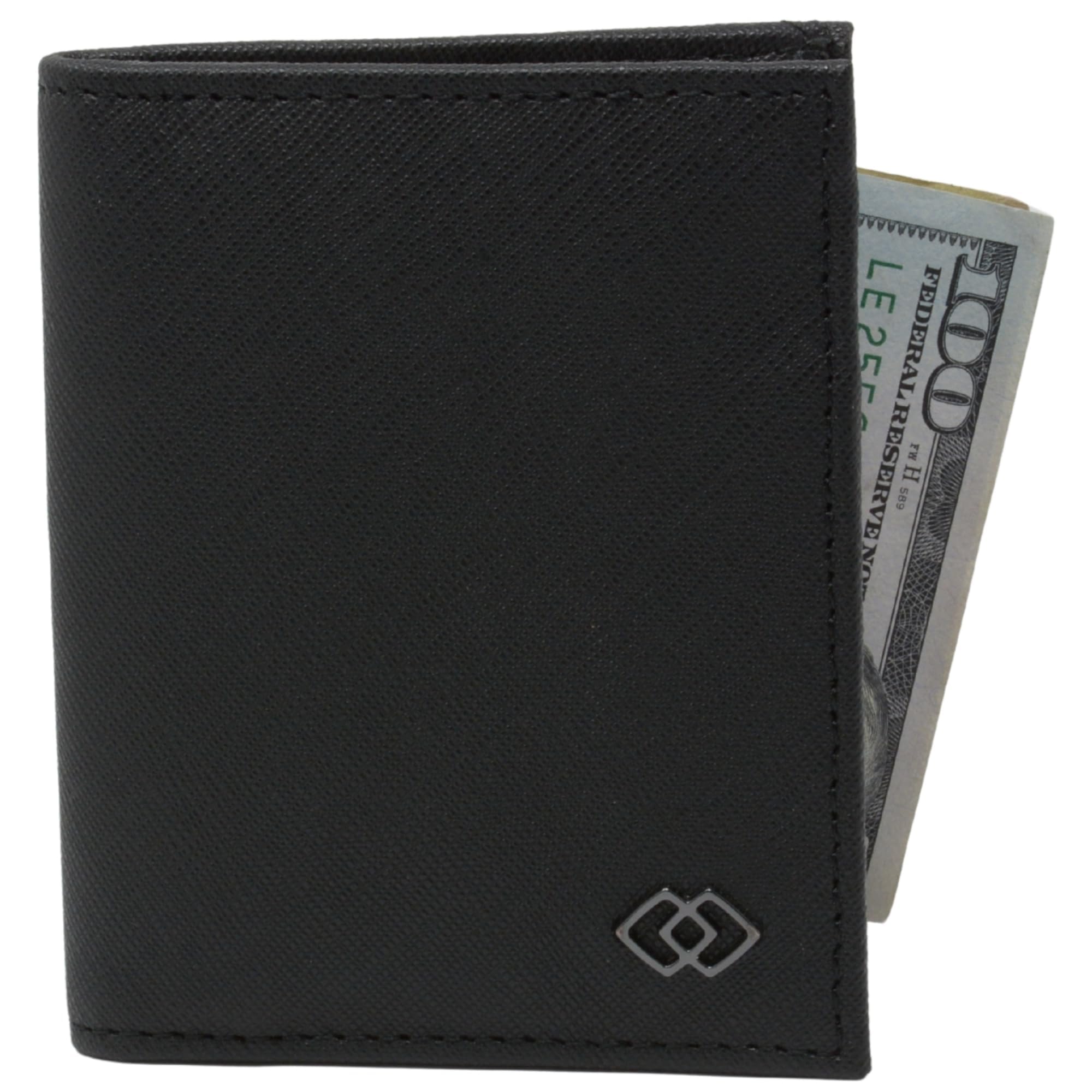 alpine swiss Cartera de doble diamante RFID para tarjetas de visita