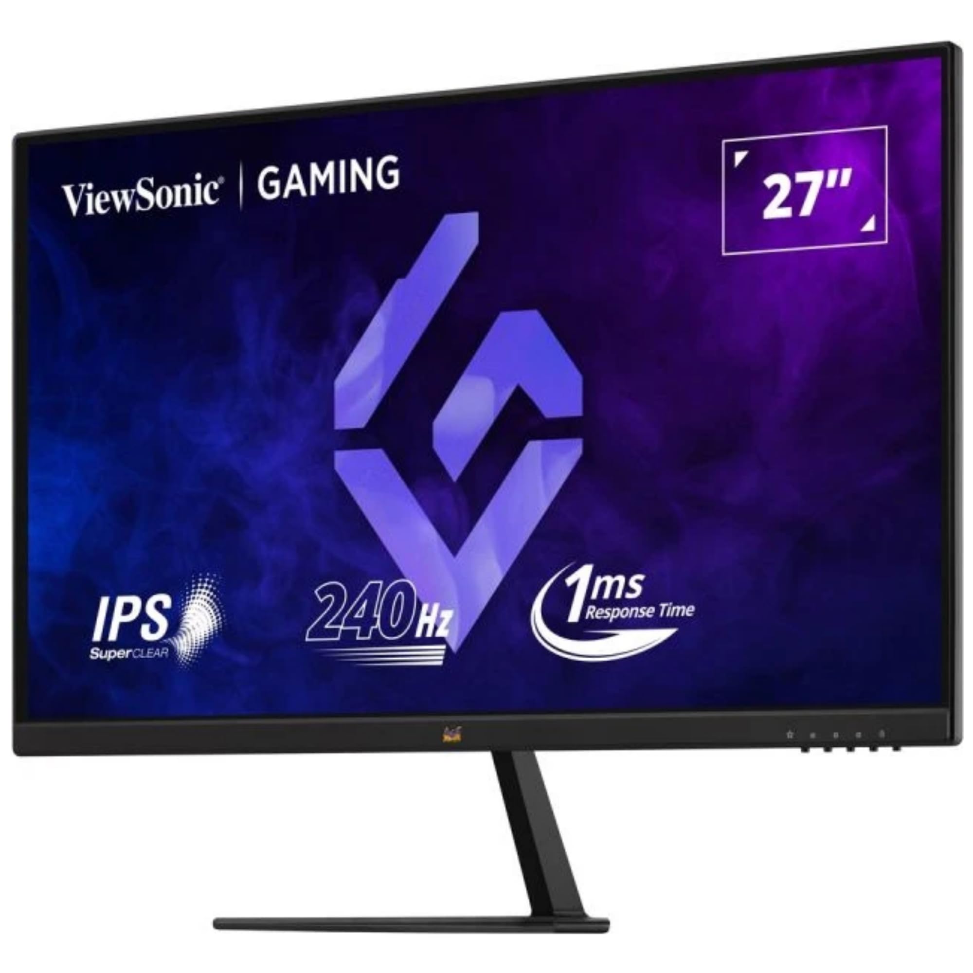 ViewSonic VX2779A-HD-PRO Écran Gaming 27 Pouces, FHD Moniteur de Jeu 1080p, 240 Hz, 1ms MPRT, AMD FreeSync, HDR10, HDMI, DP