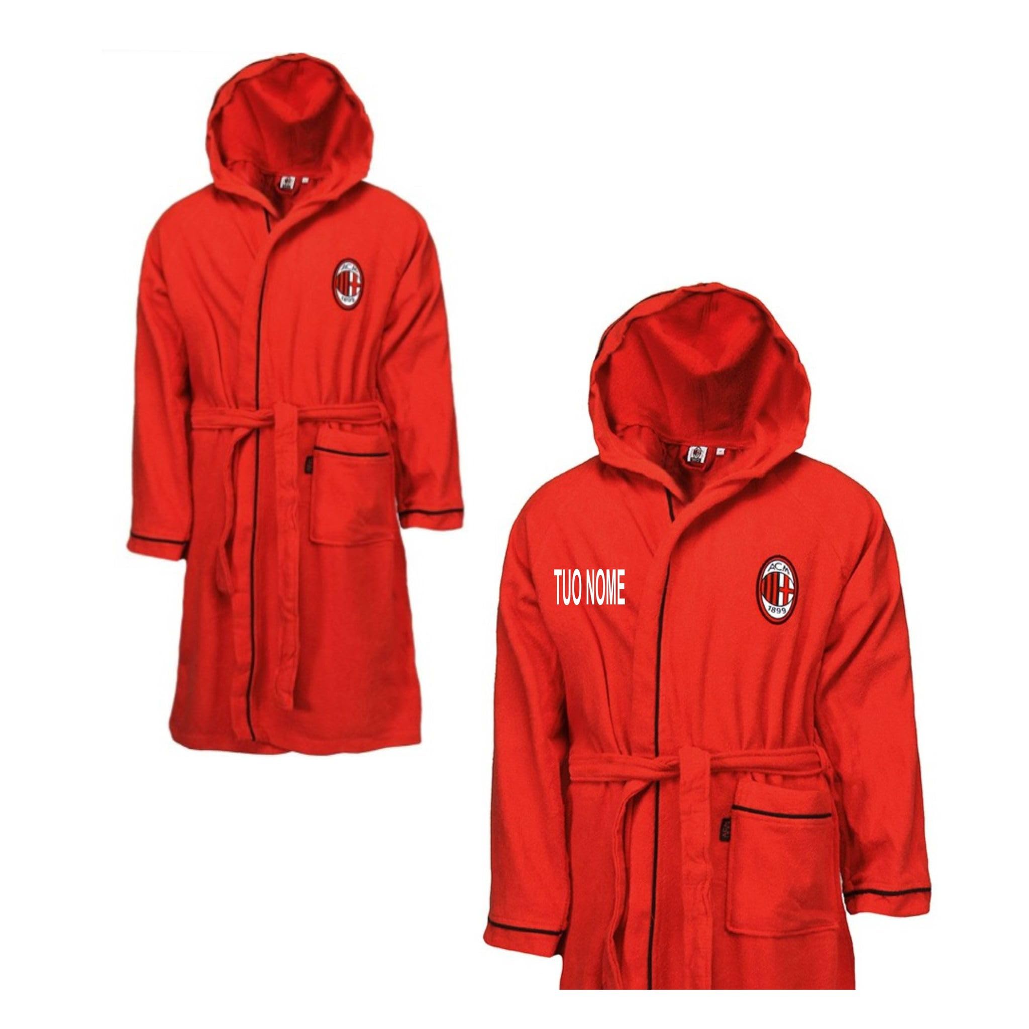 Accappatoio Ufficiale Inter Microspugna - Personalizzabile Con Nome, Per Adulti E Bambini - Foto 9