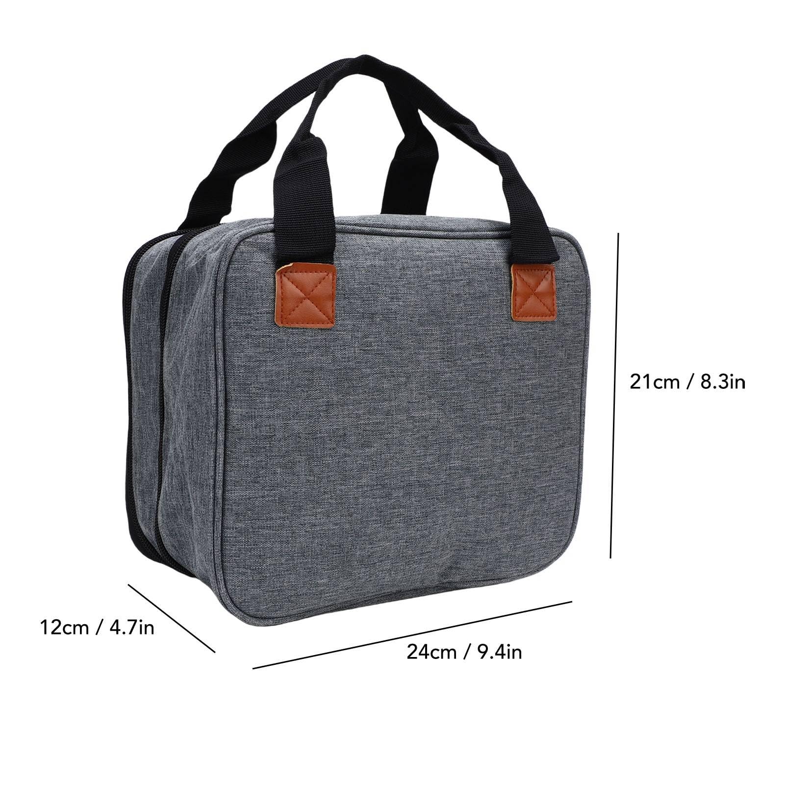 Ausla Fotodruckertasche, Robuste Polyester-Tragetasche für SELPHY CP1500, CP1300, CP1200, mit Verstellbarer Trennwand und Transparentem Beutel, Sichere Aufbewahrungslösung für Unterwegs