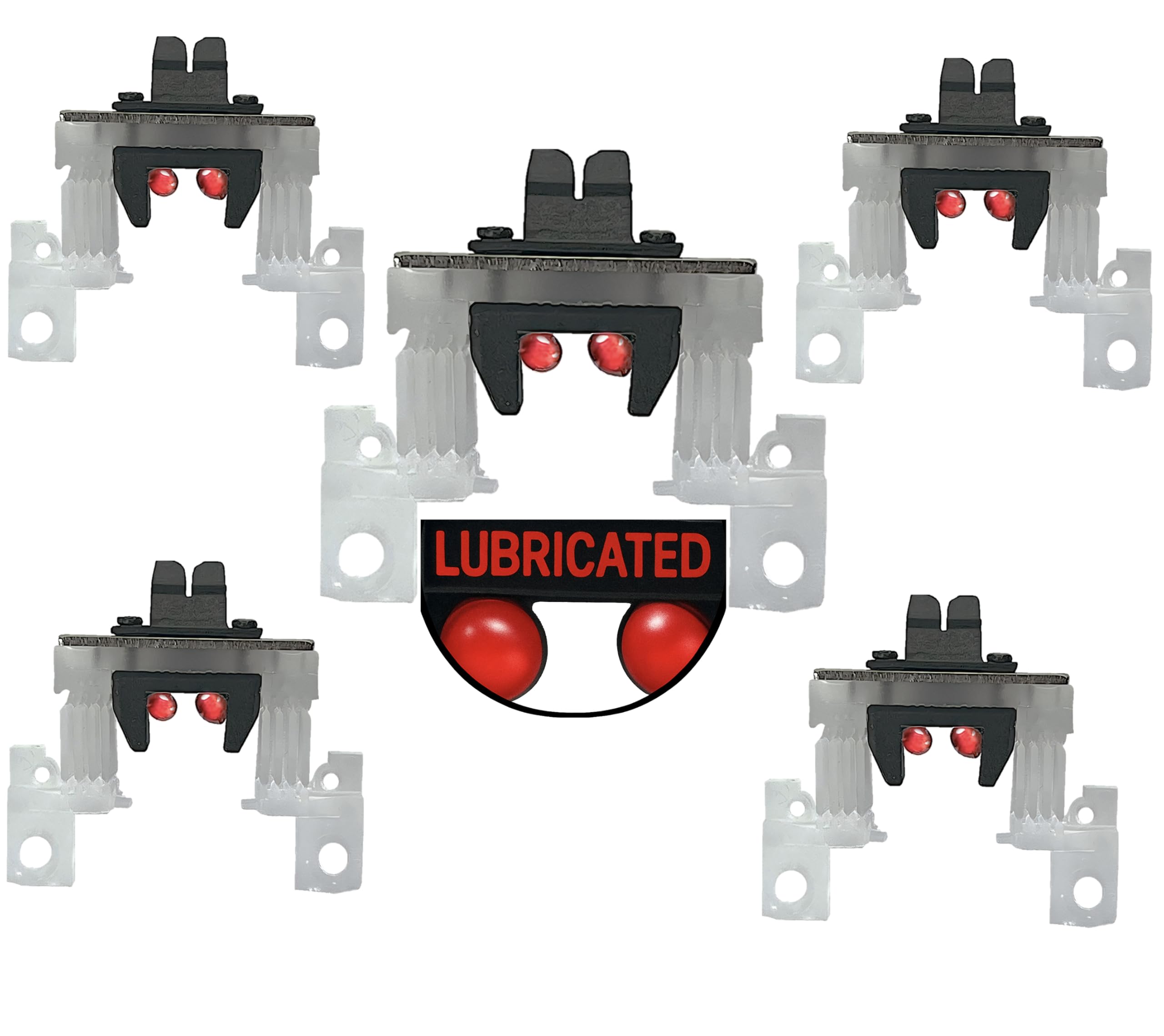 XCEL Lubricated Blade Drive Assembly for Andis Clippers – Compatible with 5-Speed, AGC, AGR, BG Series - 5 Pack