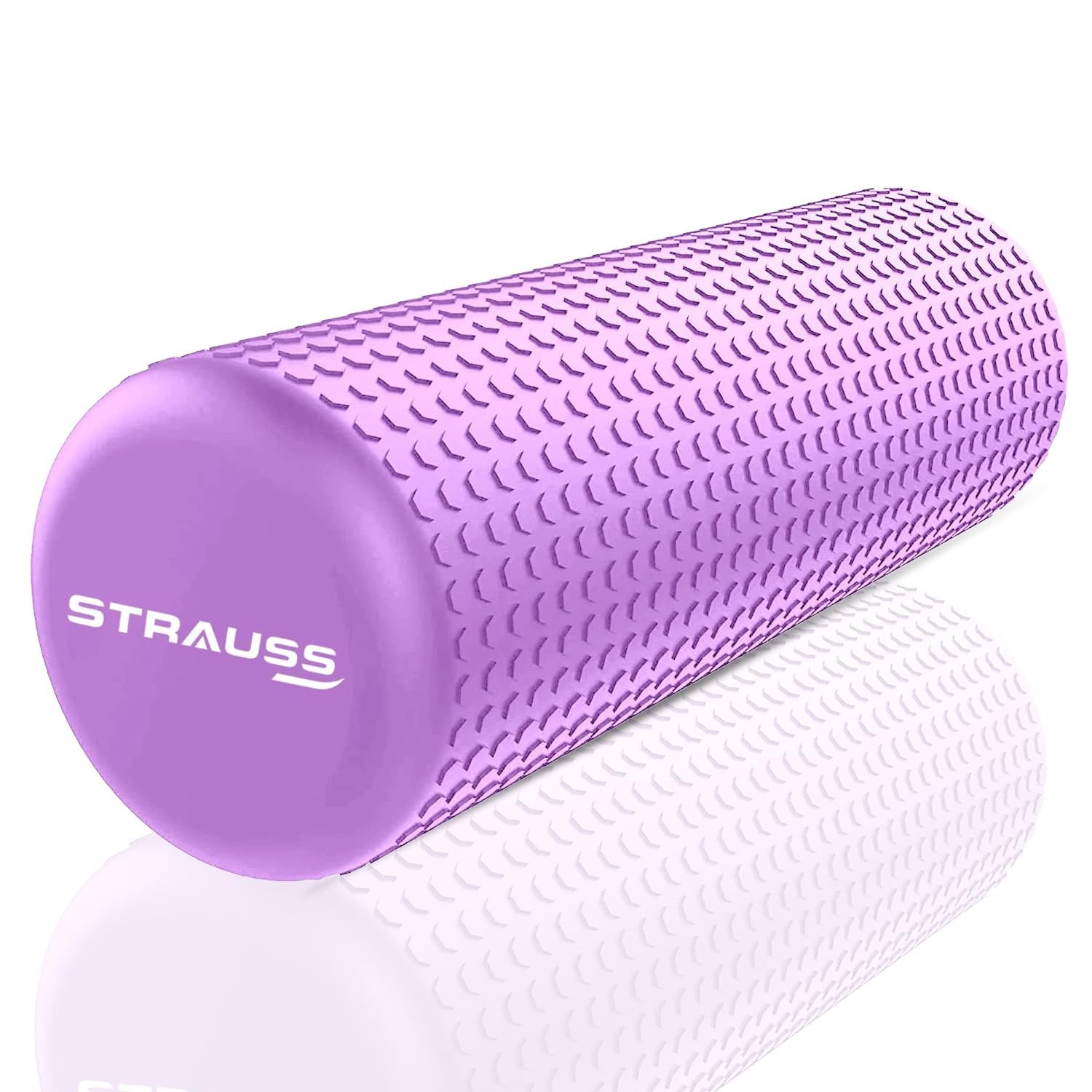 Strauss Yoga Foam Roller | Deep Tissue Massage Roller for Knee Exercise, Muscles Recovery & Physiotherapy | Home Gym Fitness Equipment for Full Body Relaxation and Flexibility | 30cm,(Purple) (B07QFVVZ1N) Amazon Price History, Amazon Price Tracker
