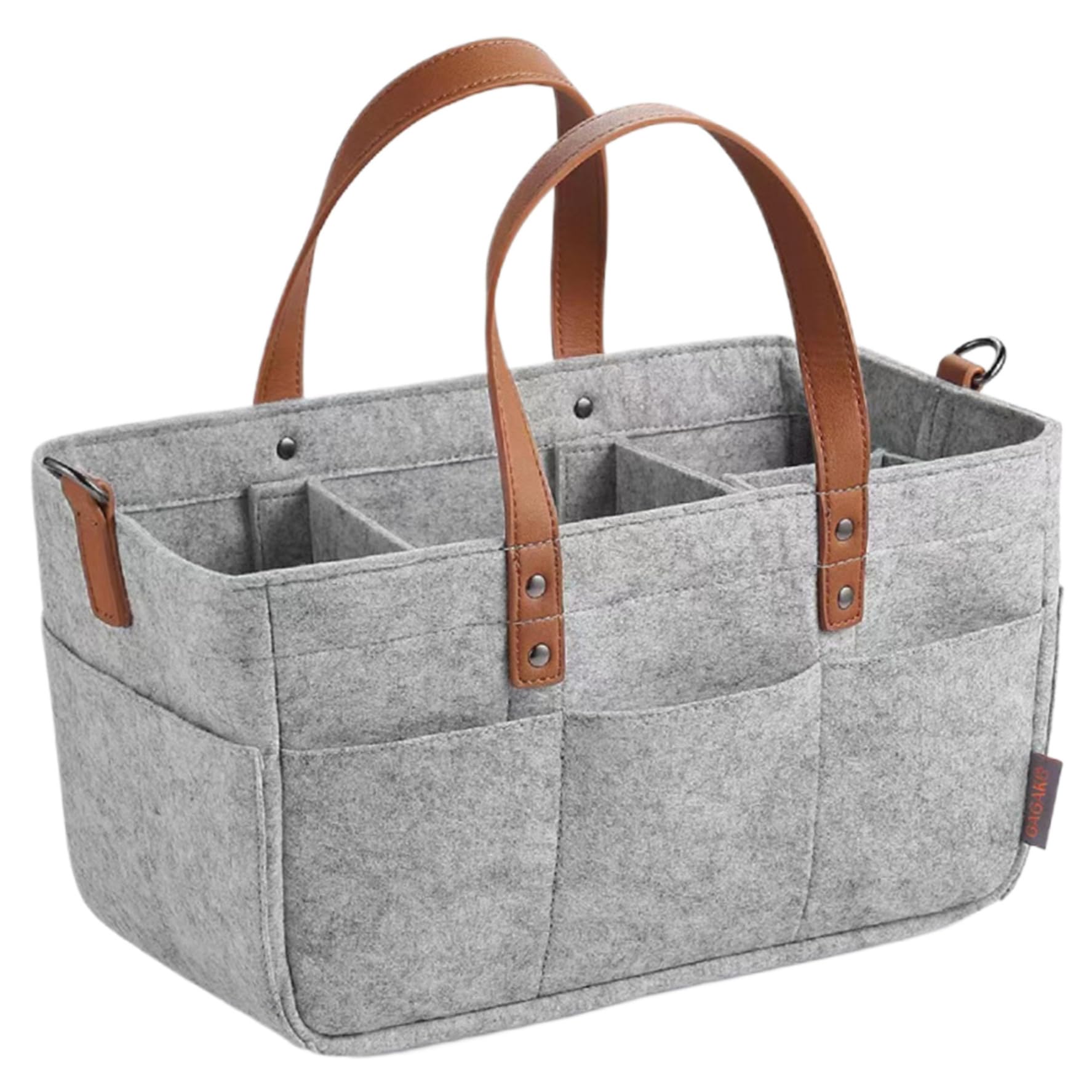 Sac en feutre de caddie de pépinière nomade pour organiser la chambre et les sorties de bébé