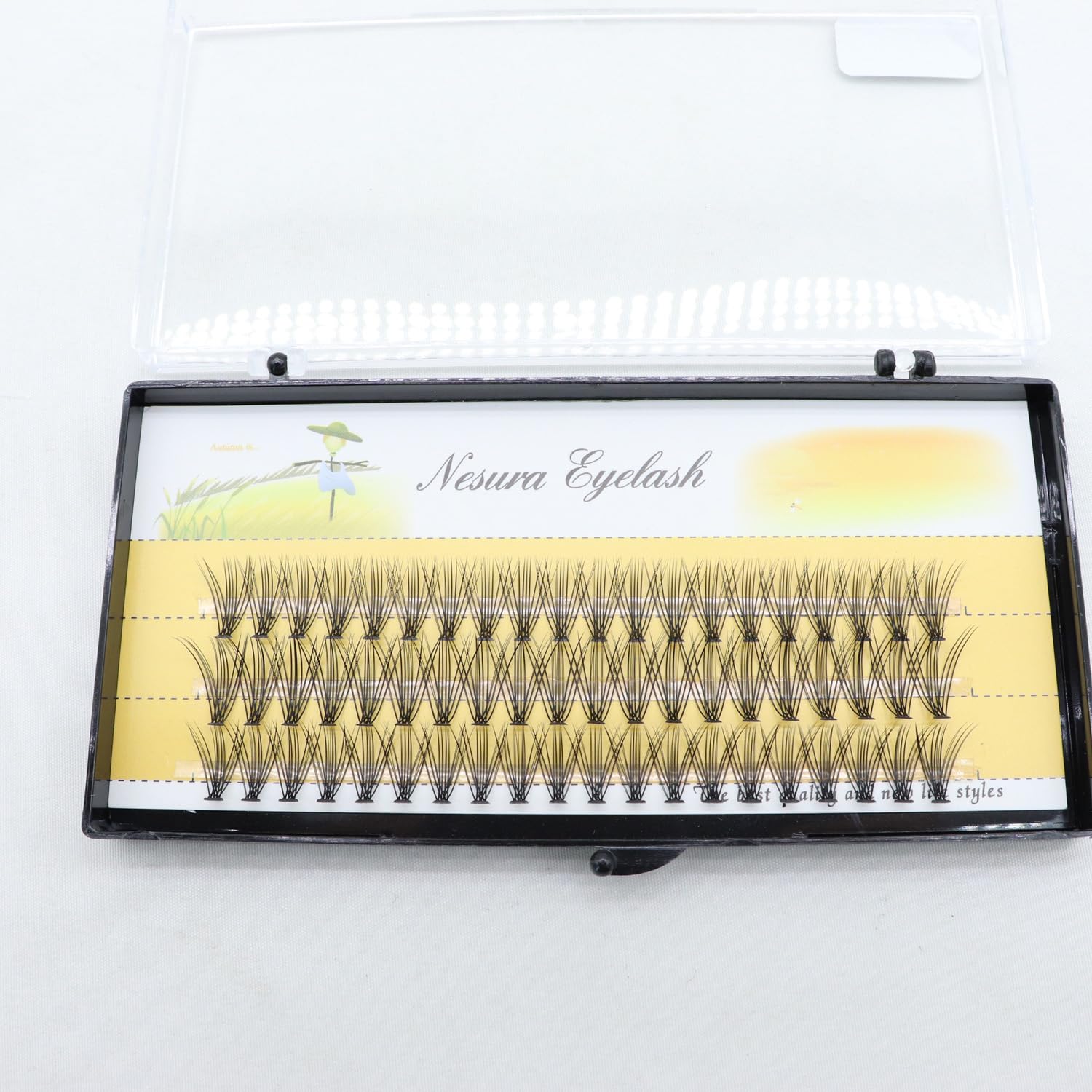 20D Lash Clusters C Curl 8-16mm Fluffy Thick Volume Eyelash Clusters Extensions DIY Individual Handmade Lashes 14mm