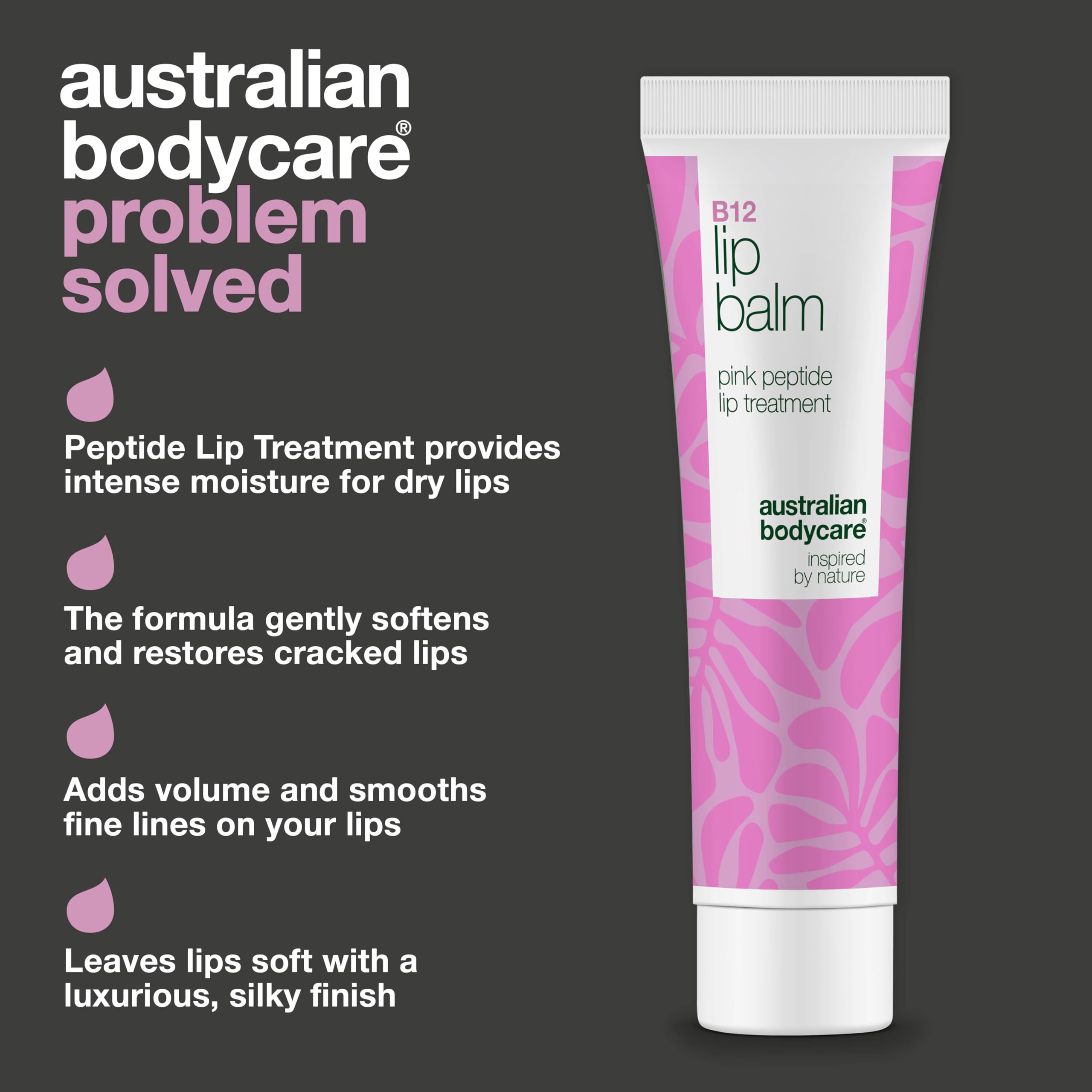 B12 Peptide Lip Treatment for Smooth Plump Lips - Fights Dryness and Fine Lines with Vitamin B12, Peptides, Squalane, and Bisabolol - Image 3