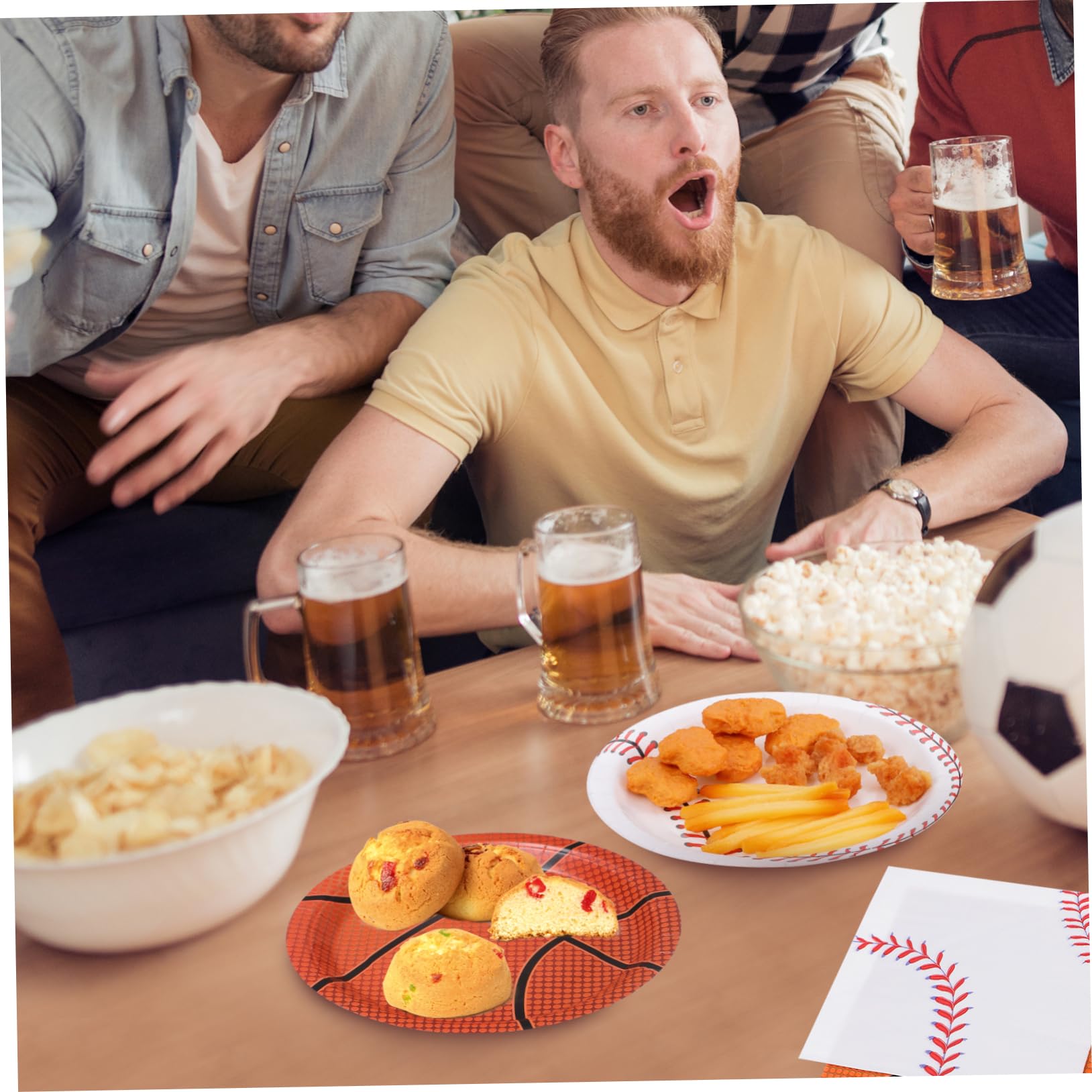 PRETYZOOM Forniture Per Feste A Tema Sportivo Set Di Decorazioni Per Basket Calcio Football E Baseball