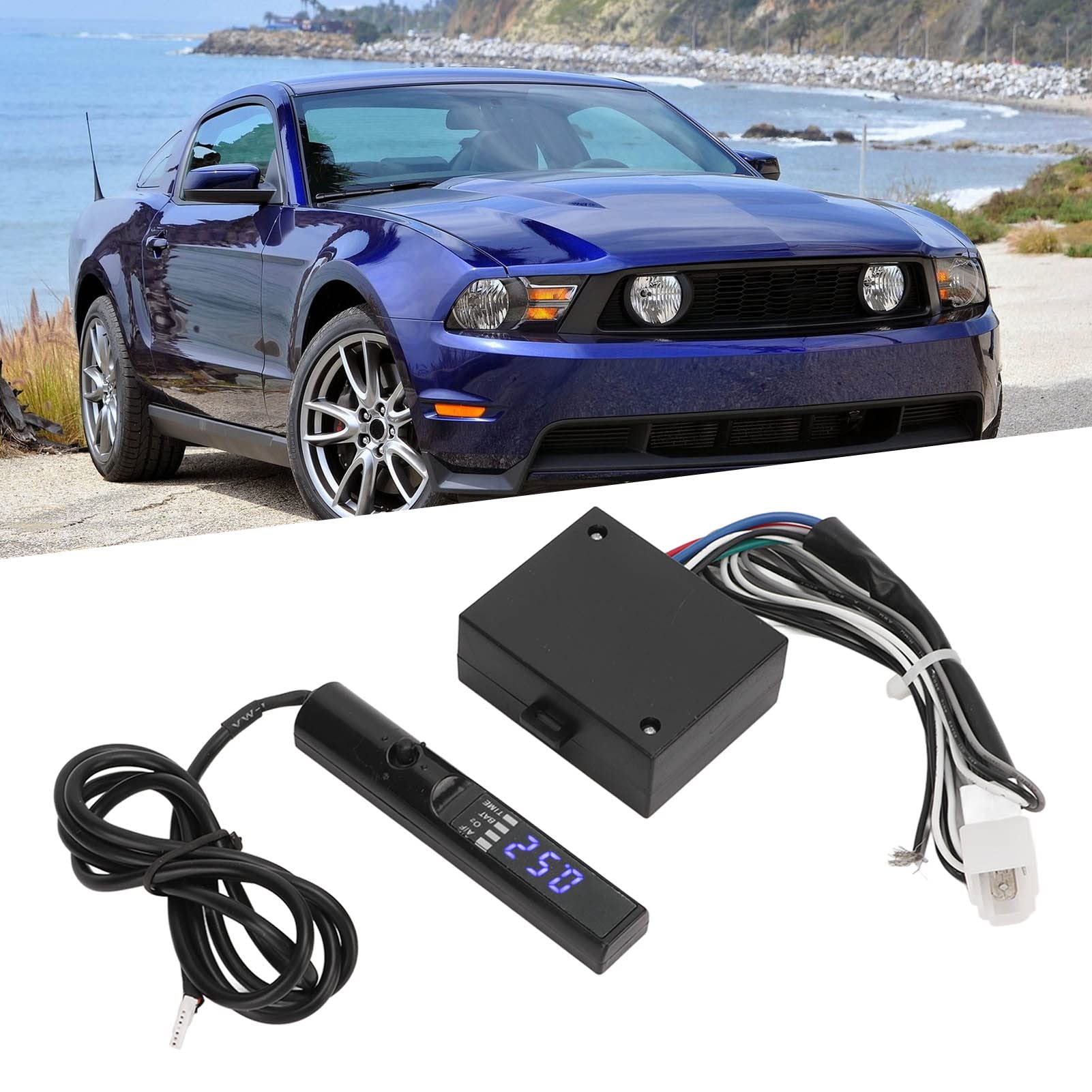 Auto Timer, Efficient High Plug and Play Car Engine Flameout Delay Timer 12V for Car Blue Light