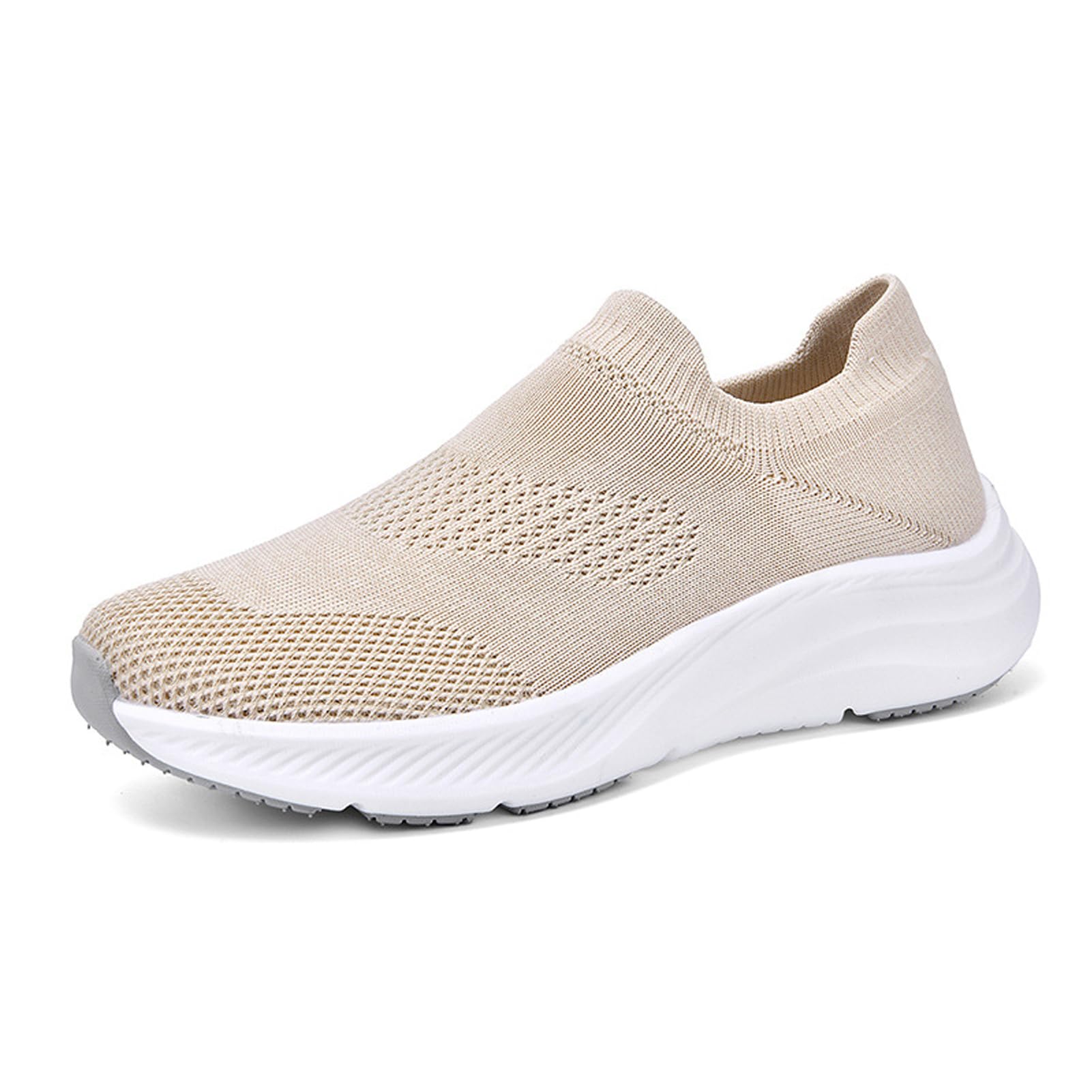 Calzado Casual Verano Mujer Zapatillas Antideslizantes Diabéticas Calzado Hallux Valgus Plantillas Extraíbles Espuma Viscoelástica Ligeras Adecuadas Personas Mayores Pies Hinchados