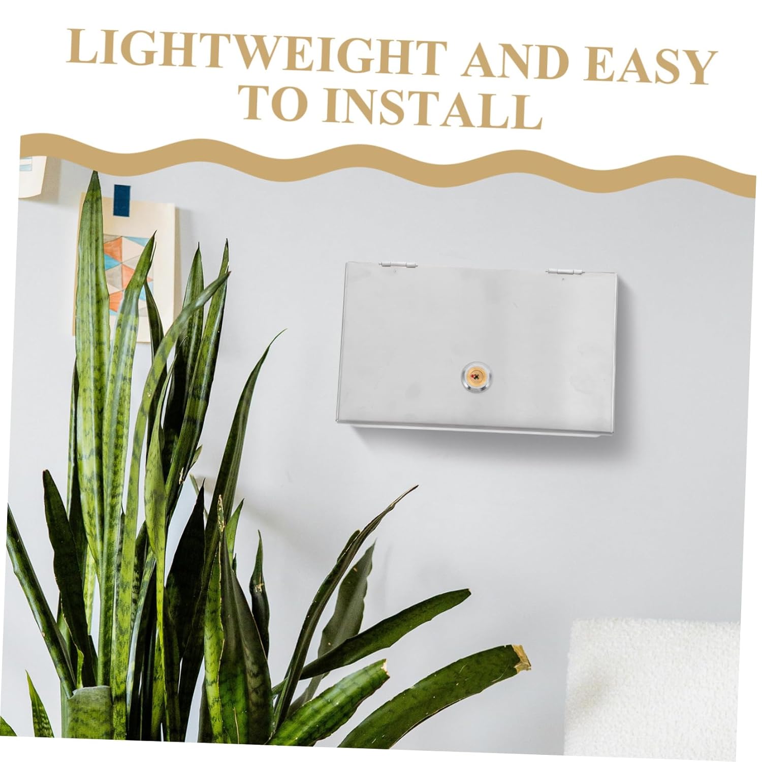 Stainless Steel Socket Protection Box Electrical Outlet Locking Cover Outdoor Weatherproof Outlet Box