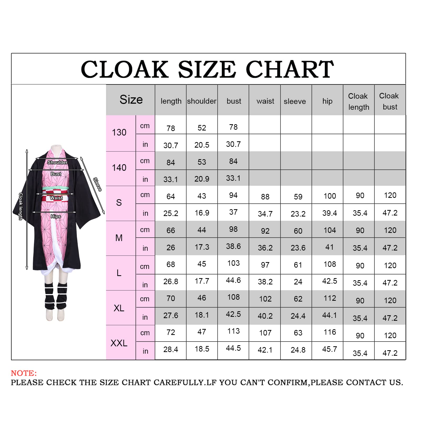 Nezuko Cosplay Costume Demon Slayer Cosplay Unisex Adult Nezuko Kimono 