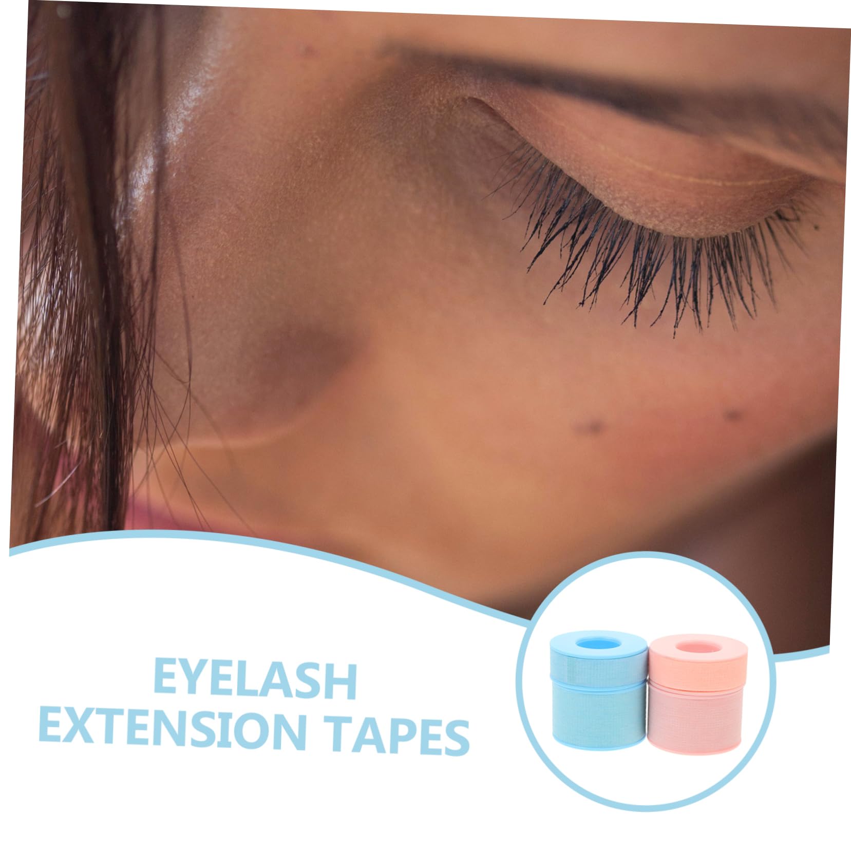 Mikinona Extension Tapes 4pcs Roll Ultra-Versatile Easy to Apply Remove Makeup Tapes