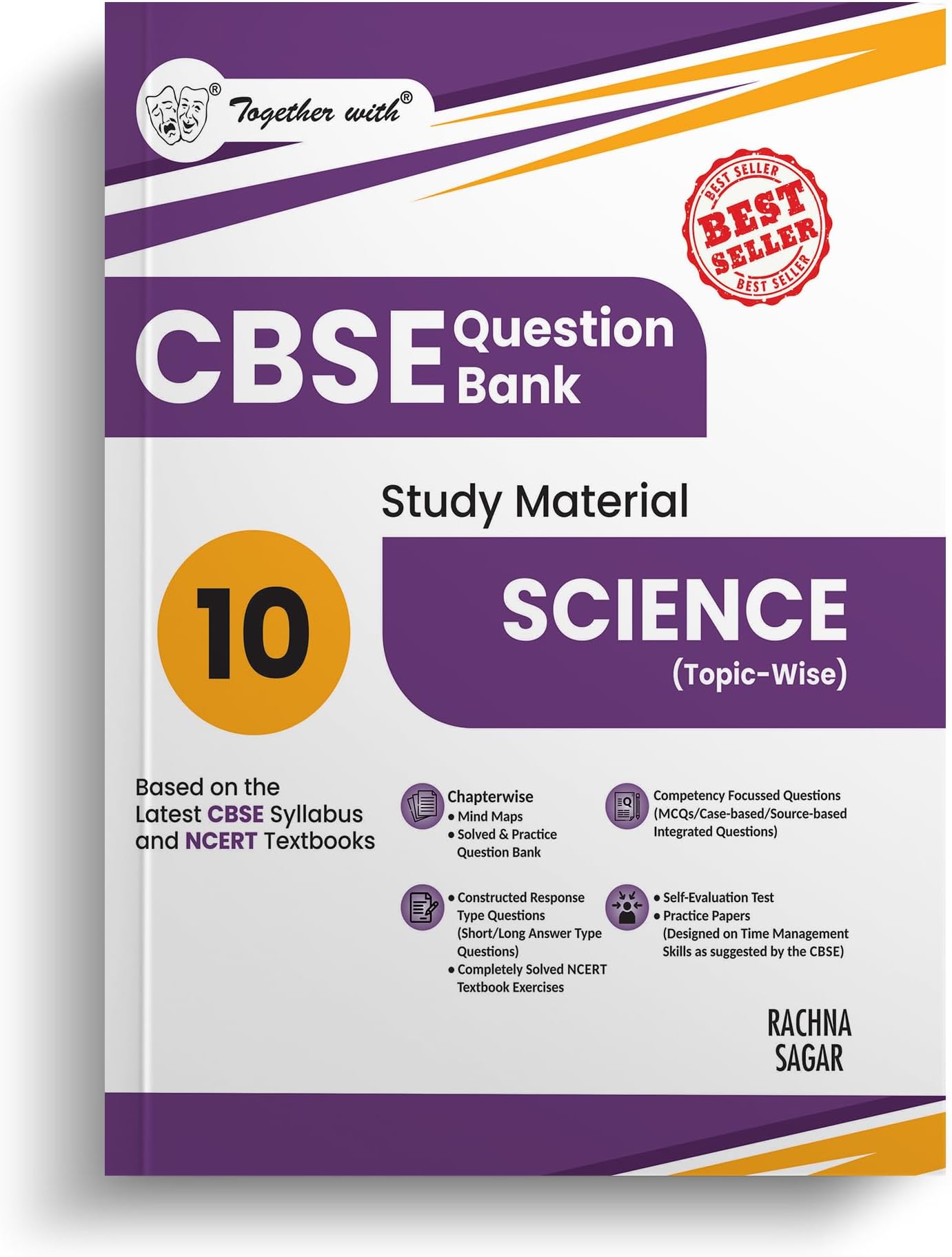 Together with CBSE Question Bank Class 10 Science for 2025-26 Exam (Chapterwise & Topicwise)