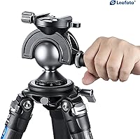 Vista 3 de LEOFOTO Cabezal de bola MH-60 con control de manillar compatible con Arca Ideal para tiro al objetivo..
