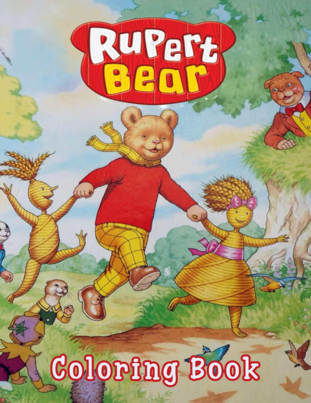 Rupert Bear Coloring Book: Coloring Book With Good Layout And Initiating For Kids. A Great Combination Of Entertainment And Relaxation