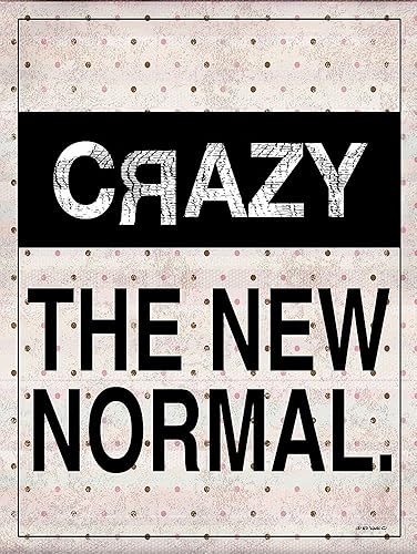 Crazy - The New Normal by Ed Wargo - 12x16 Art Print Poster