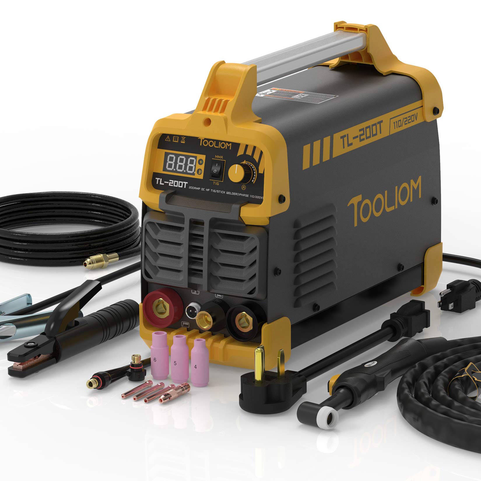 Rent to own TOOLIOM 200A TIG Welder 110V/220V Dual Voltage TIG/Stick 2