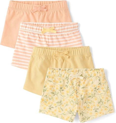 The Children's Place Baby Girls' and Toddler Assorted Knit Shorts