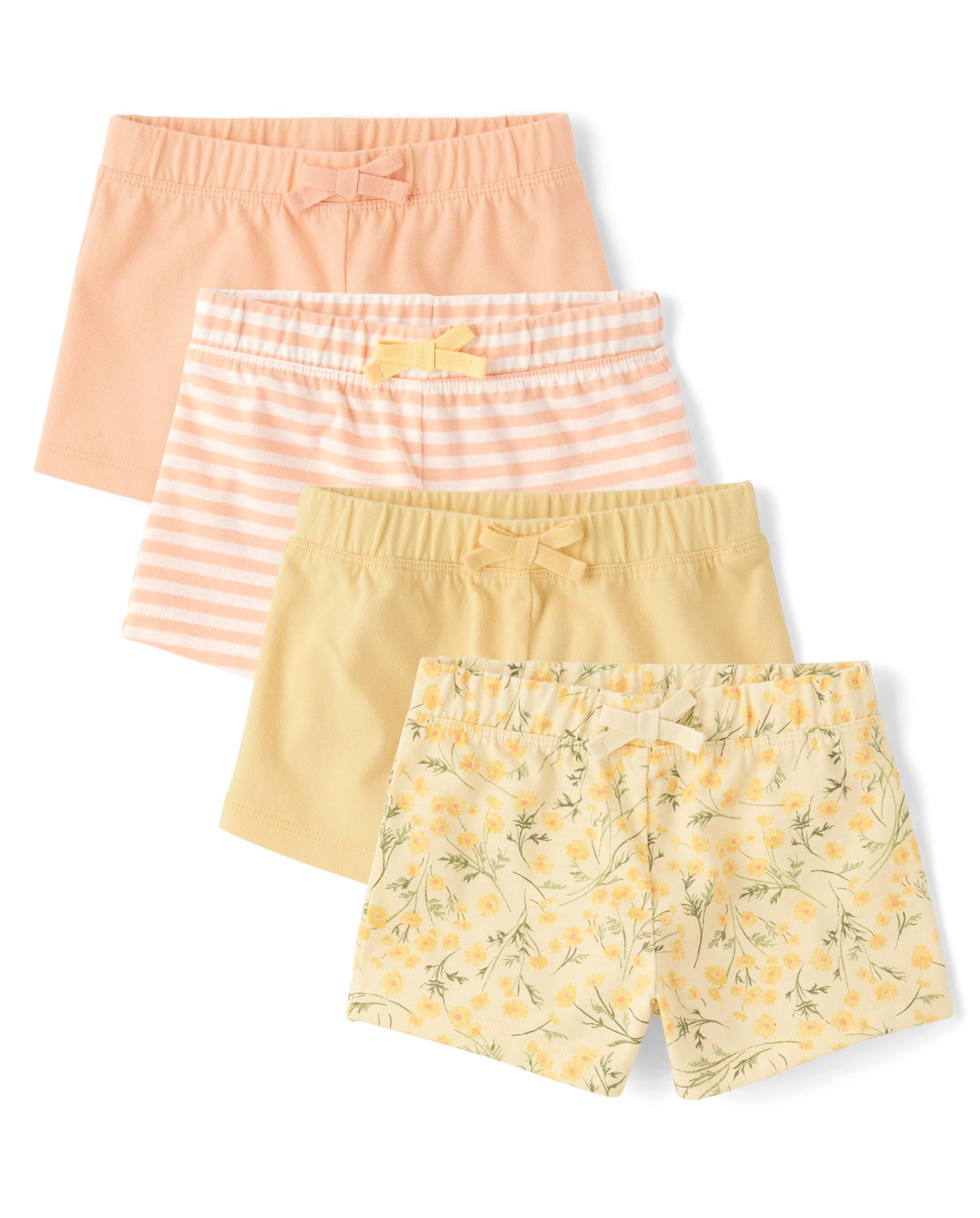 The Children's Place Baby Girls' and Toddler Assorted Knit Shorts
