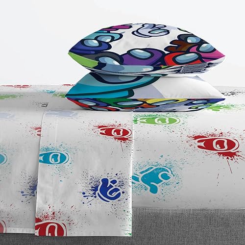 Vista 15 de Jay Franco - Juego de ropa de cama con estampado de los Vengadores de Marvel Blue Circle, tamaño estándar