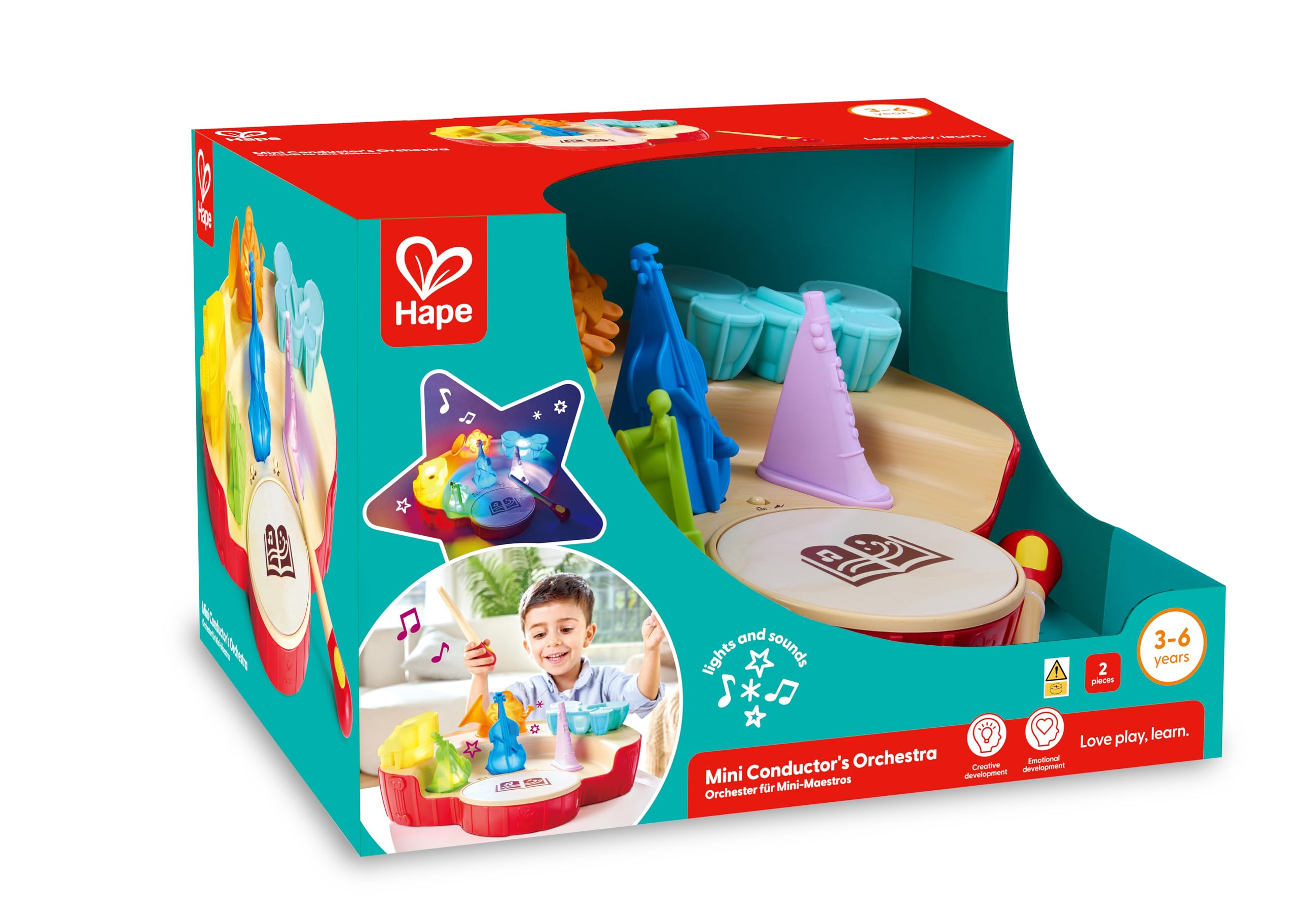 Hape Musikspielzeug Little Orchestra Conductor klassisch