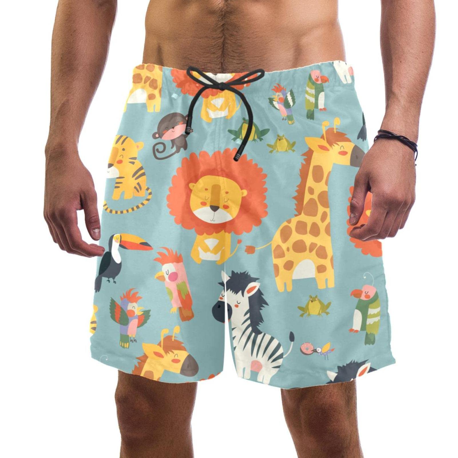 Short de plage à séchage rapide résistant au chlore pour hommes actifs