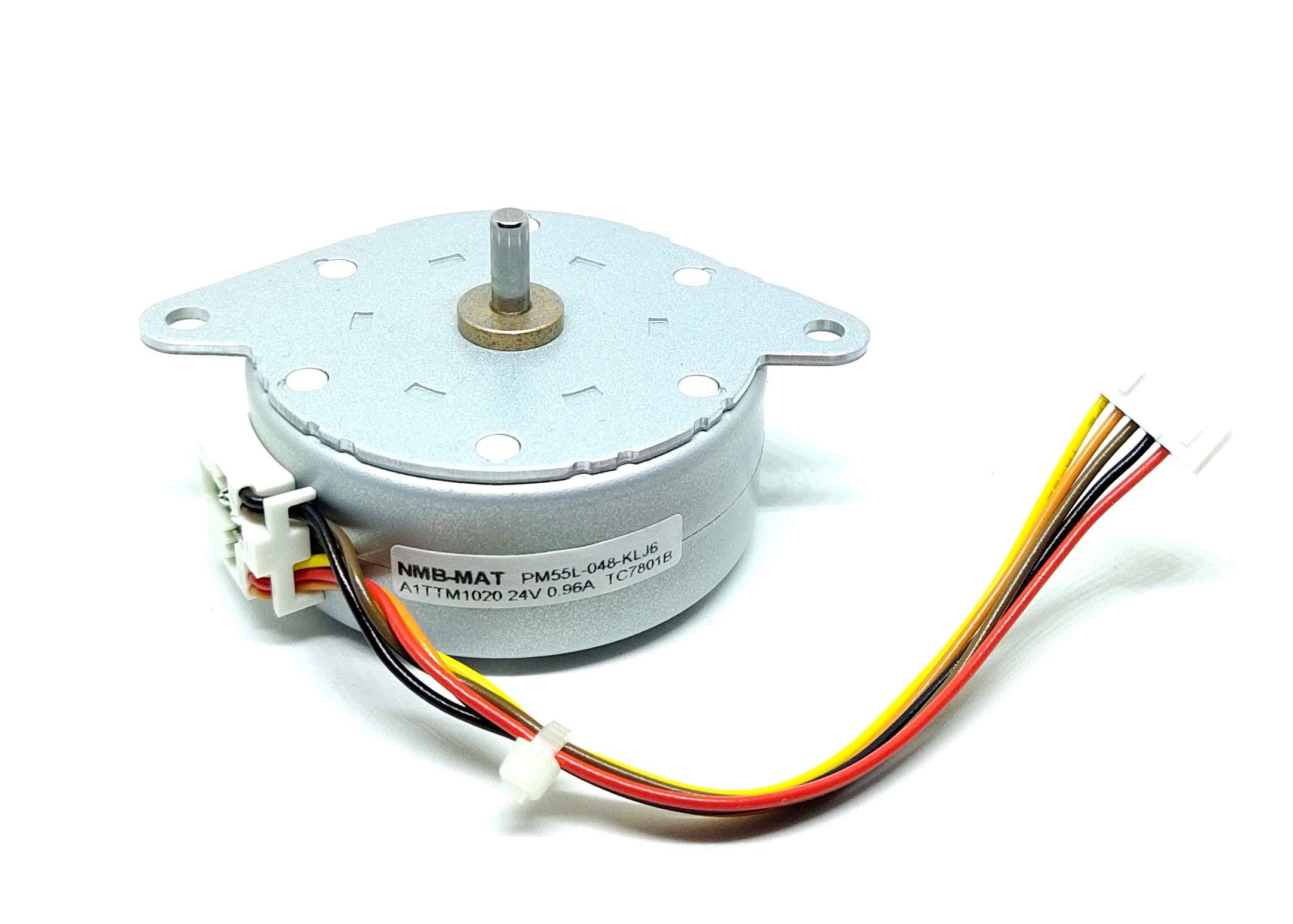 INVENTO 1Pcs DC Stepper Motor Unipolar 55mm 4kg-cm 24V DC 2 Phase 5 Wire Micro Stepping Motor for DIY Projects
