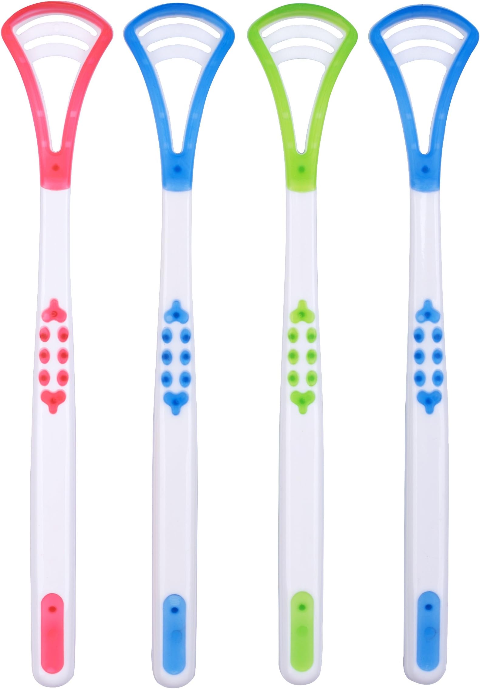 Tongue Cleaner Scrapers for Oral Care Tounge Scrapers Brush Great for adult kids (4 Pack)