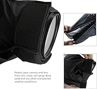 Vista 5 de Cubierta de lluvia profesional para cámara réflex digital, gran protección para Canon EOS 5D Mark IV III 5DSR 7DM2 6DM2 7D 6D 90D 80D 1D Mark IV 1DX