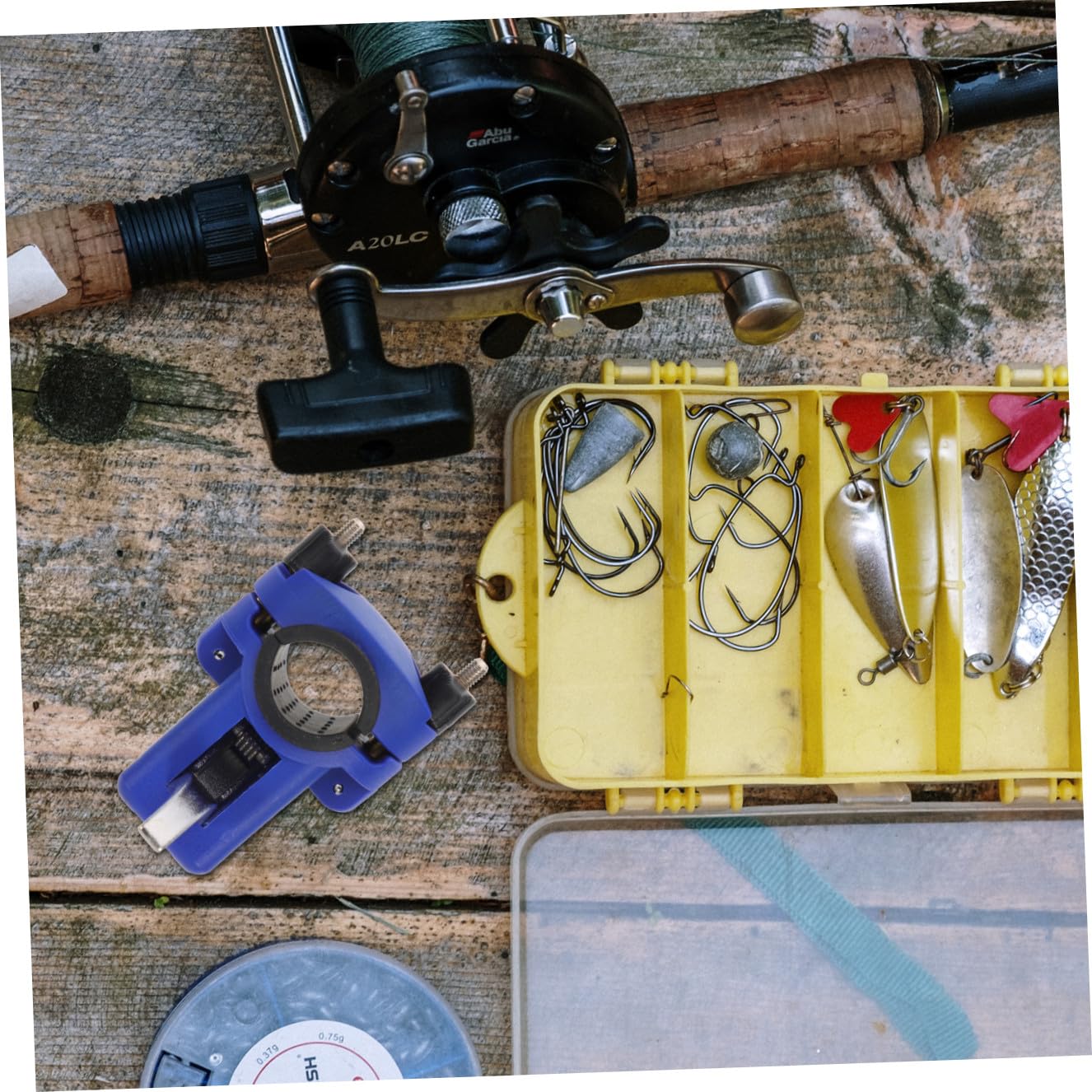 ABOOFAN 2 Pezzi Portacanna Portatile Per Kayak Da Pesca Supporto Per Canna Da Pesca Accessorio Per Barca Compatto Leggero Robusto Design Robusto