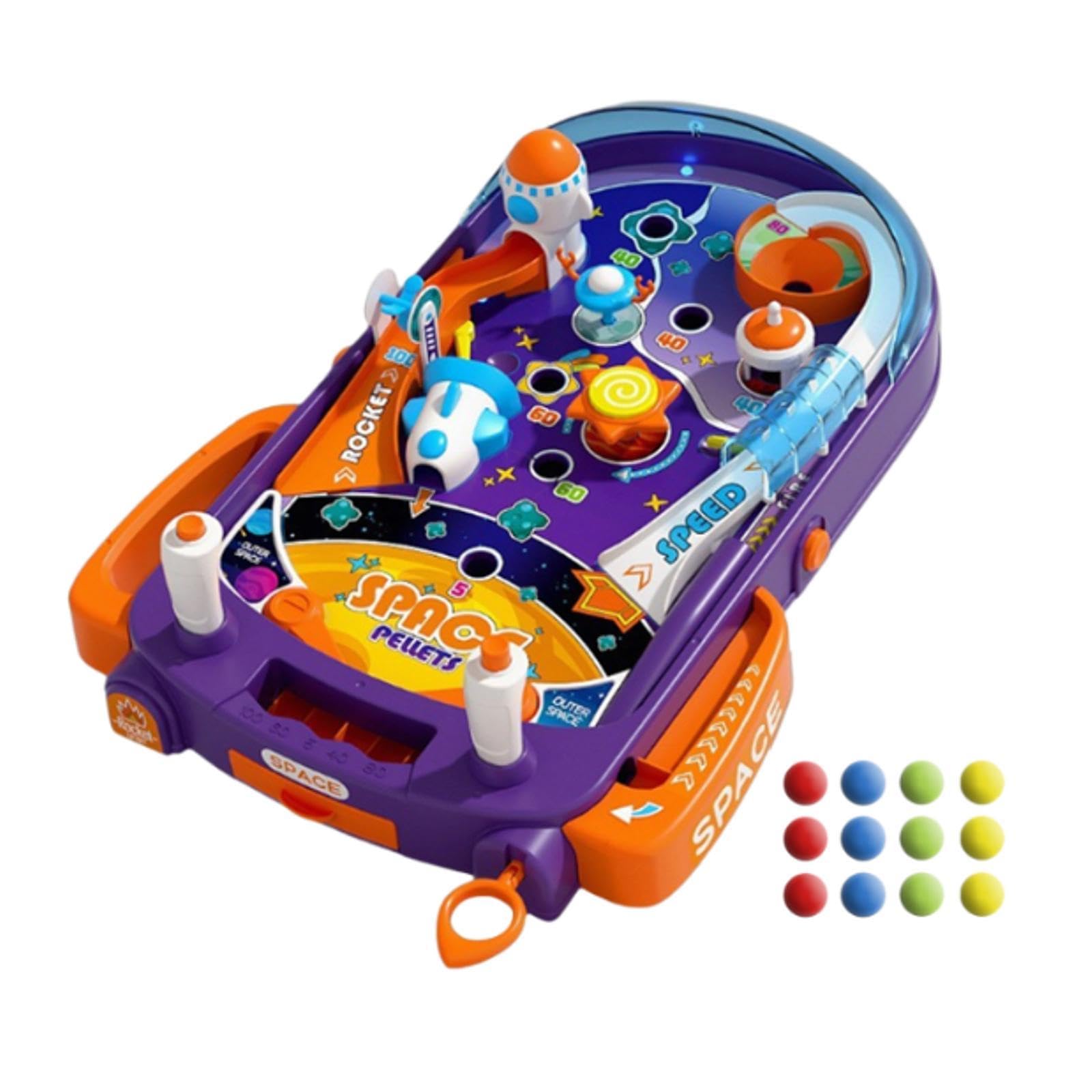 1 Juguete de Mesa Interactivo para Niños, Set de Cohete Educativo para El Desarrollo Infantil, Fabricado en PP, Adecuado para Fiestas de Padr, con luz