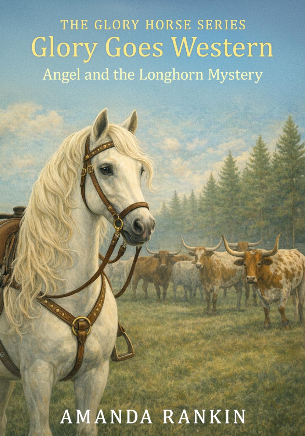 Glory Goes Western: Angel and the Longhorn Mystery (The Glory Horse Series)