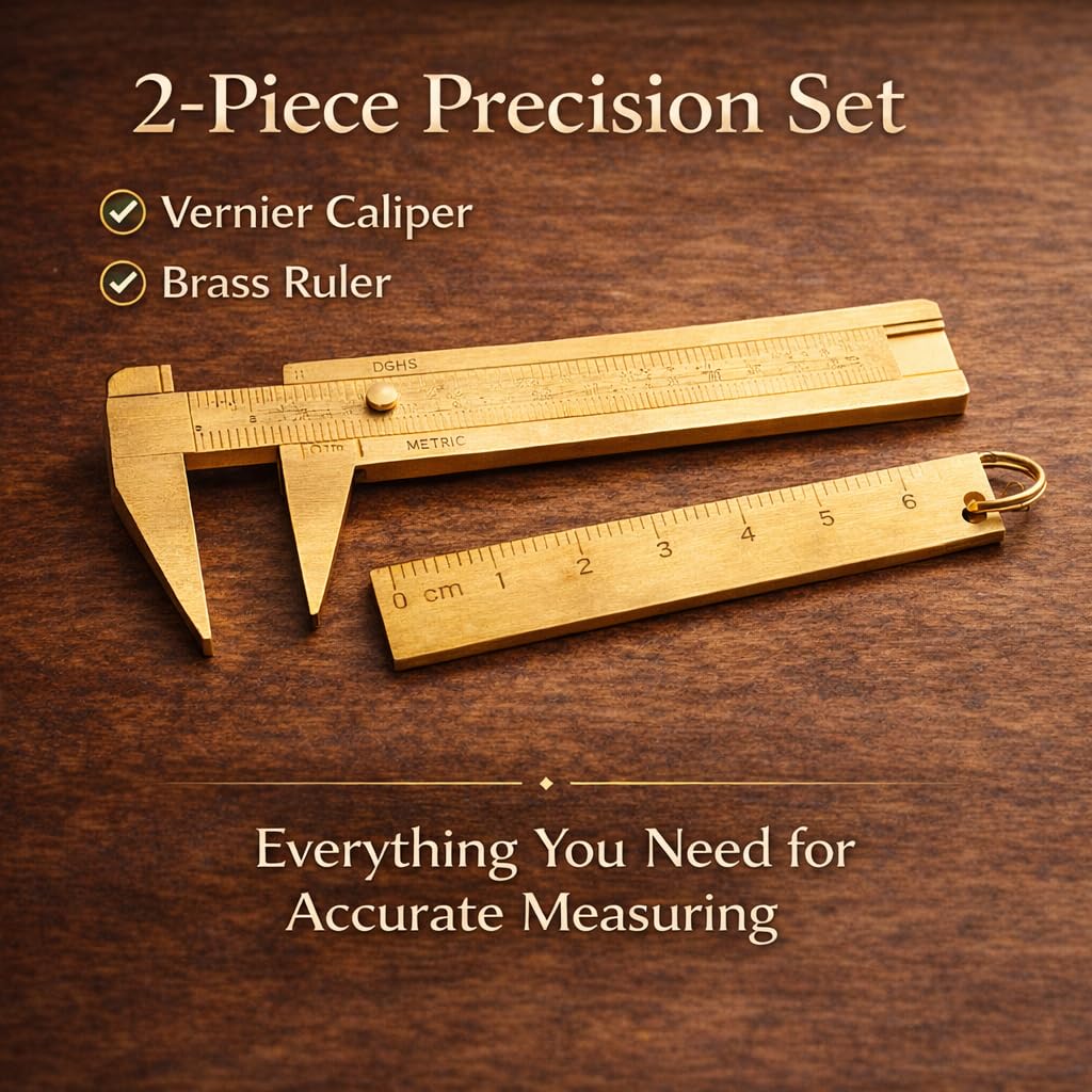 Mini Brass Caliper - Measure Gemstones & Jewelry -7