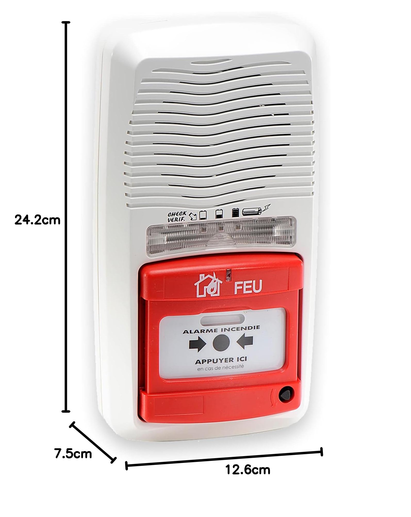 Alarme Incendie Type 4 Radio à Pile - Axendis