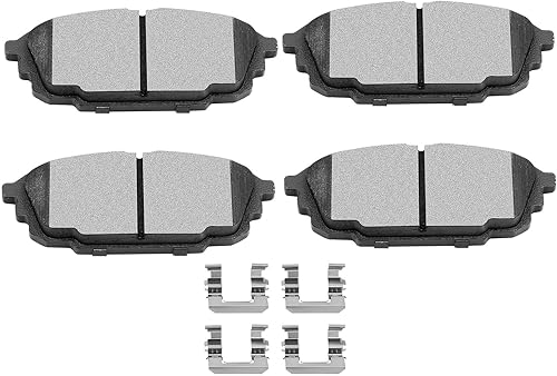 Miniatura 12 de SCITOO Pastillas de cerámica para Chrysler Town & Country, Dodge Grand Caravan, Journey, Nitro, Jeep Liberty, Wrangler, Wrangler JK, Ram C/V, 09-14