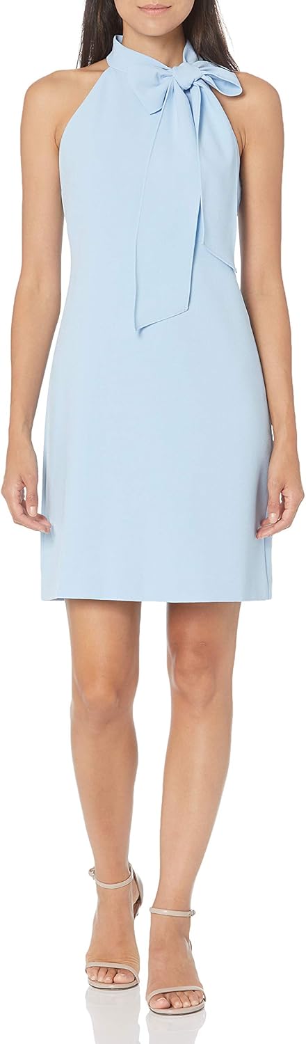 Vince camuto bow neck shift dress Clearance
