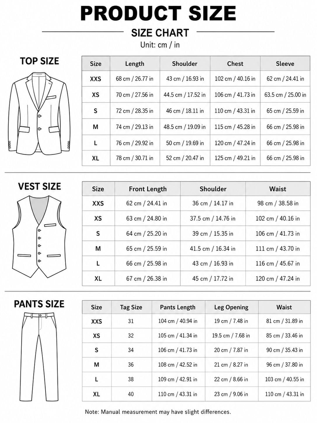Męski 3-częściowy komplet garnituru Slim Fit z kołnierzem szalowym, żakardowa kamizelka i spodnie na wesele i do biznesu